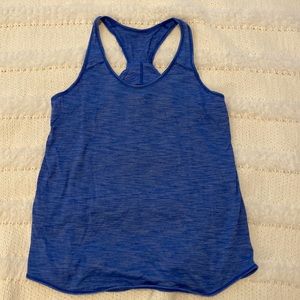 Lululemon womens tank in royal blue.